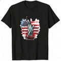 American Flag Statue Of Liberty Classic T-Shirt