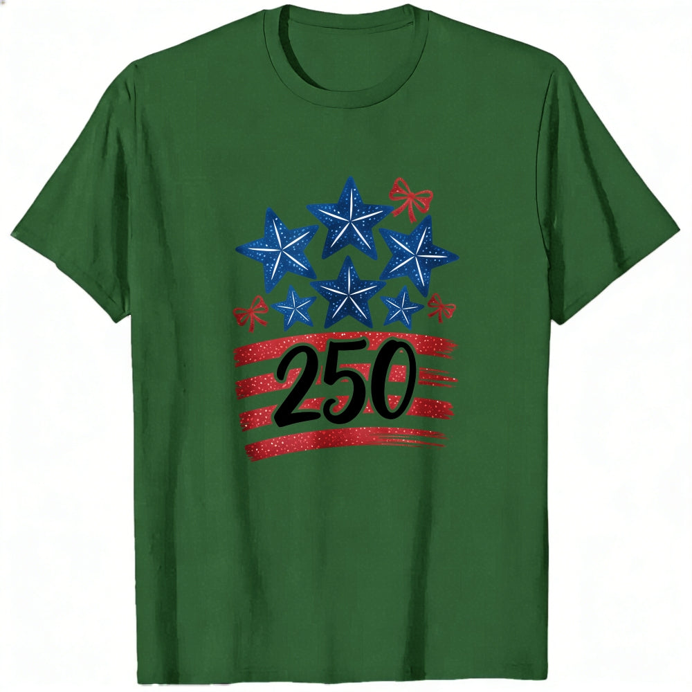 Patriotic Stars And Stripes 250 Classic T-Shirt