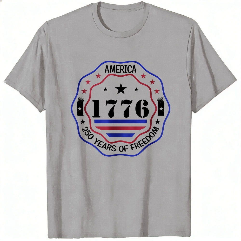 Patriotic American Flag Design Classic T-Shirt 1776 Independence Day Celebration
