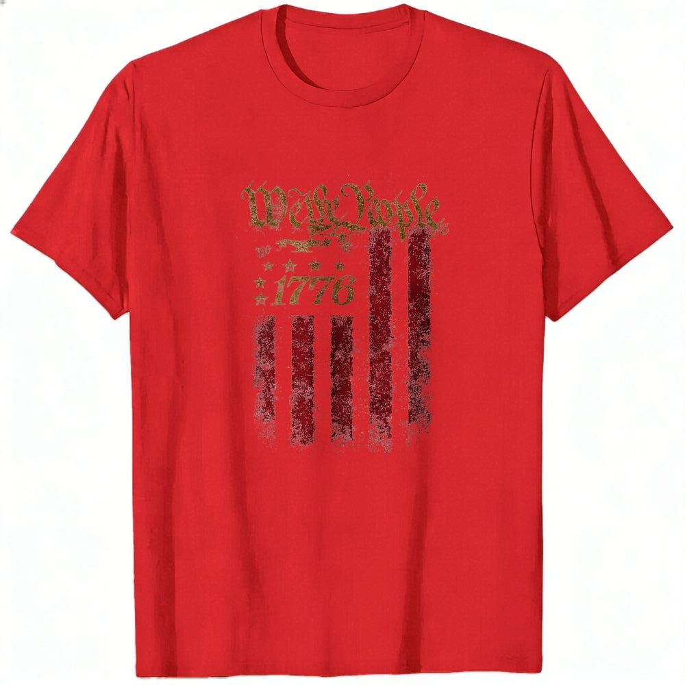 American Flag Design Classic T-Shirt We The People 1776
