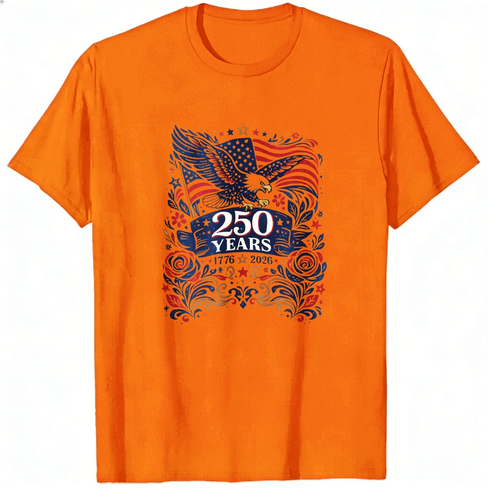 Patriotic American Eagle Design Classic T-Shirt 250 Years 1776 To 2026 Celebration