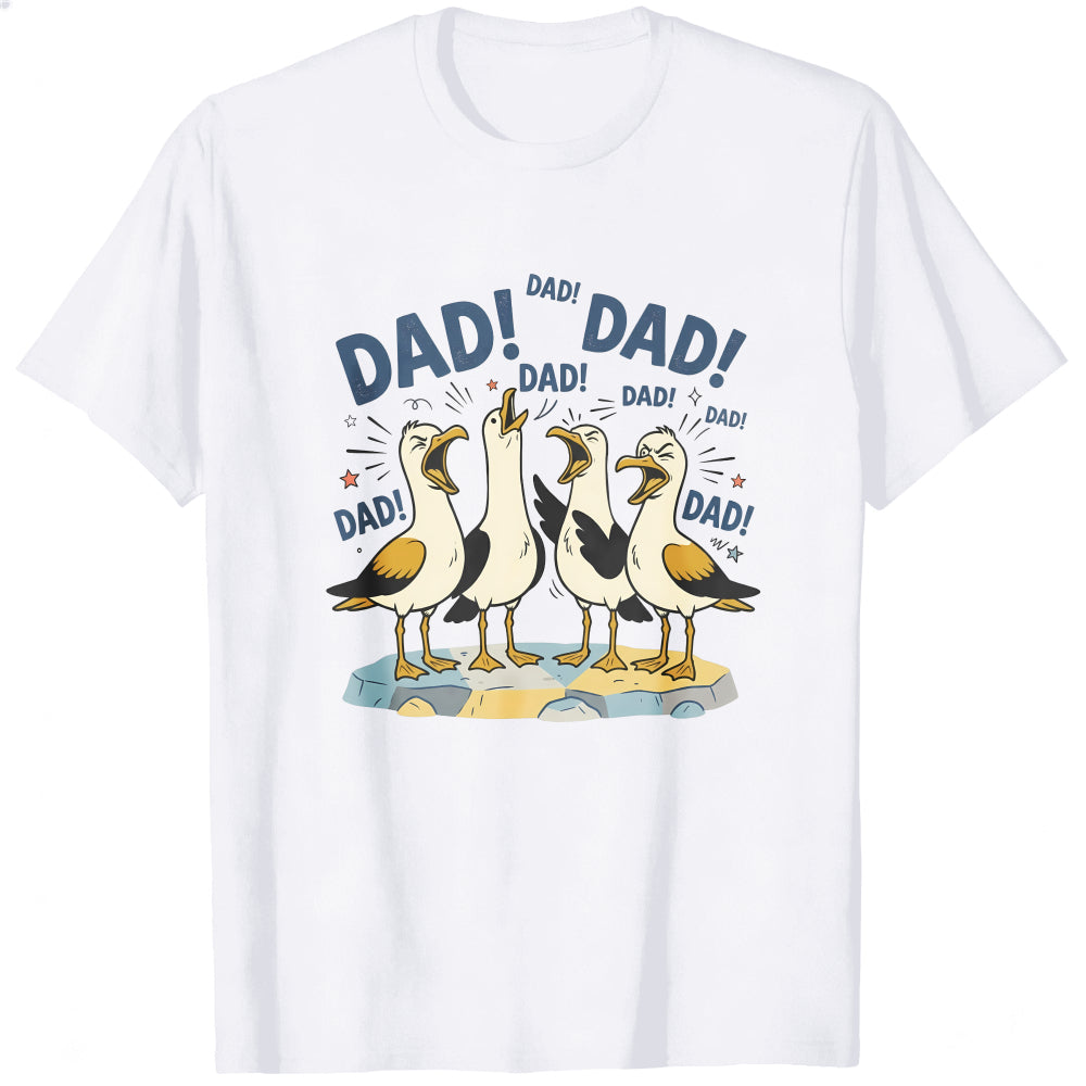 Cartoon Ducks Dad Classic T-Shirt