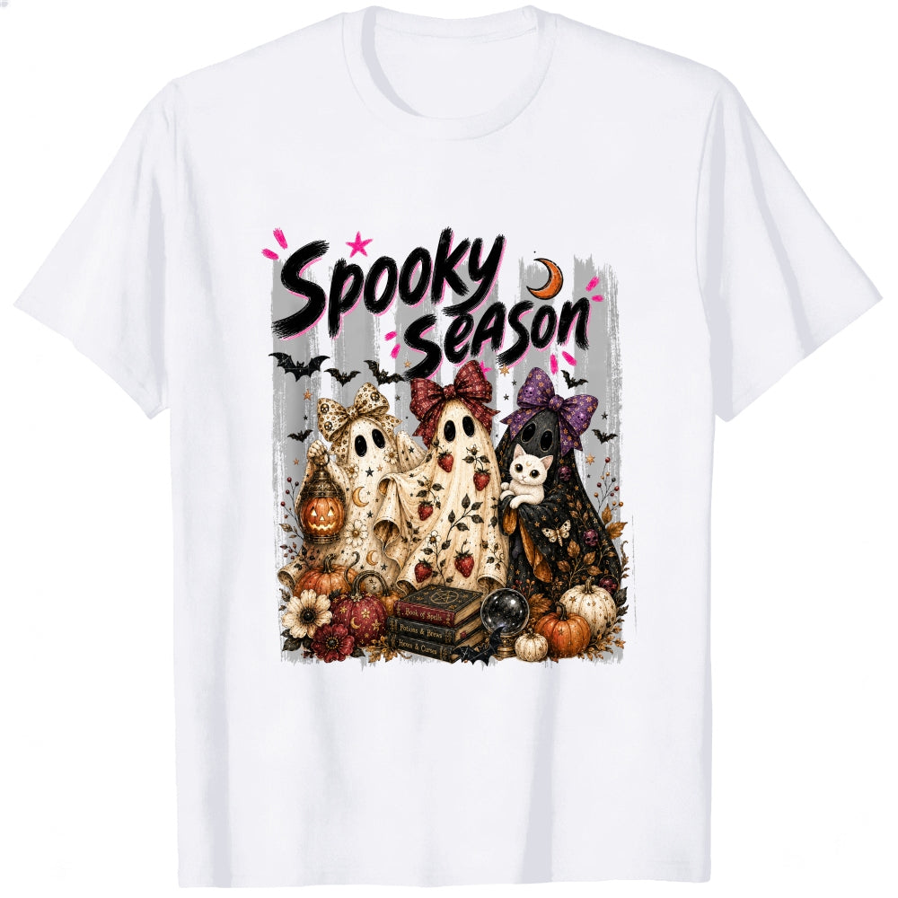 Halloween Spooky Season Ghosts Pumpkins Classic T-Shirt