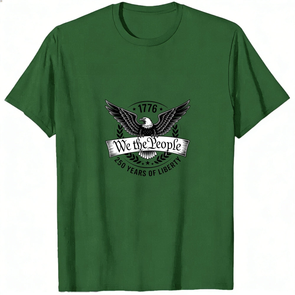 American Eagle Design Classic T-Shirt We The People 1776 Liberty Theme