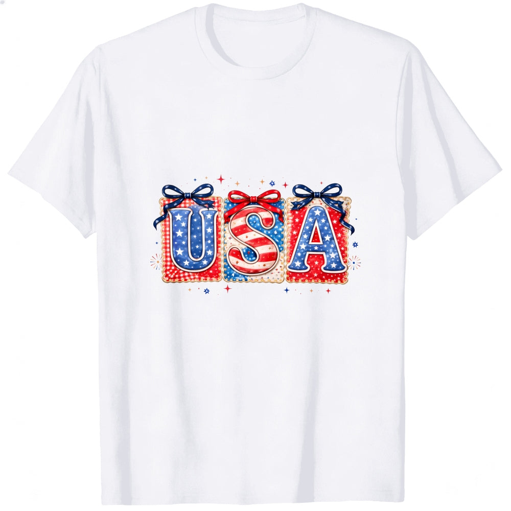 Patriotic Usa Flag Design Classic T-Shirt