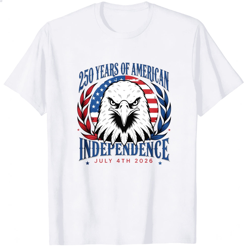 Patriotic Eagle American Flag Classic T-Shirt 250 Years Of American Independence July 4th 2026