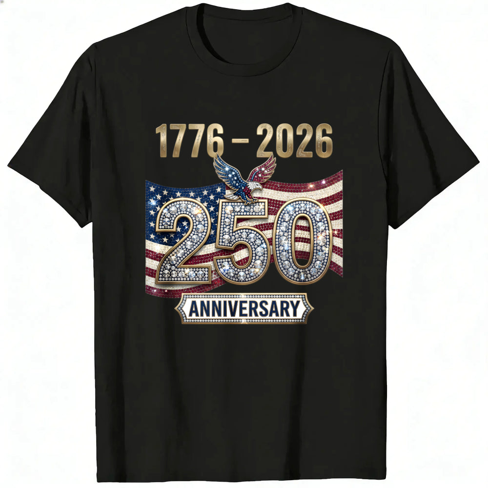 Patriotic American Flag Eagle 250th Anniversary Classic T-Shirt
