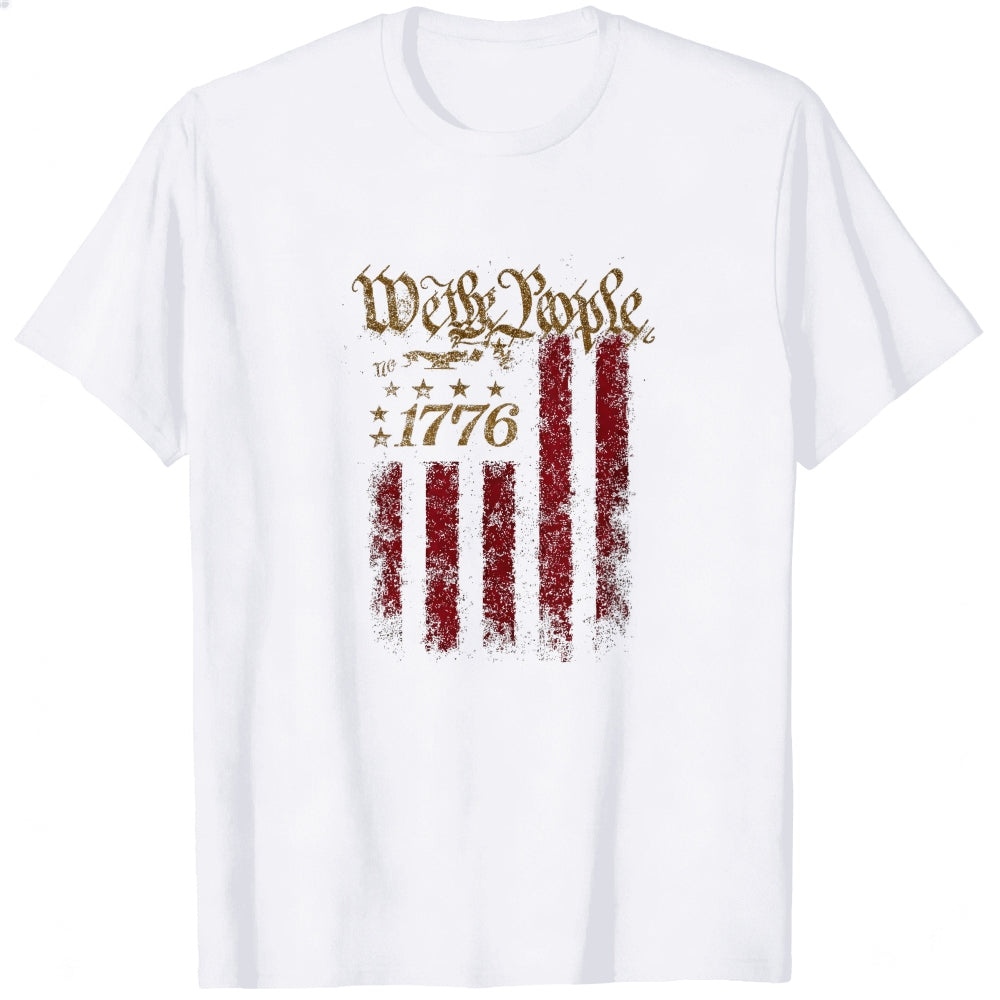 American Flag Design Classic T-Shirt We The People 1776