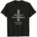 Black Classic T-Shirt Integrity Is The Foundation Proverbs 221 A Good Name Dna Design