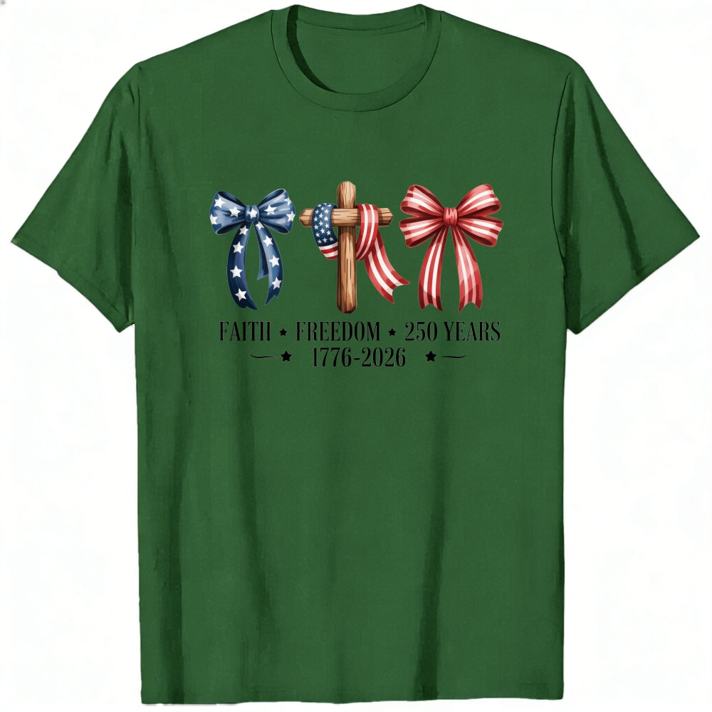 Patriotic Faith Freedom 250 Years Classic T-Shirt