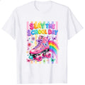 Cute Rainbow Roller Skate Slay The School Day Classic T-Shirt