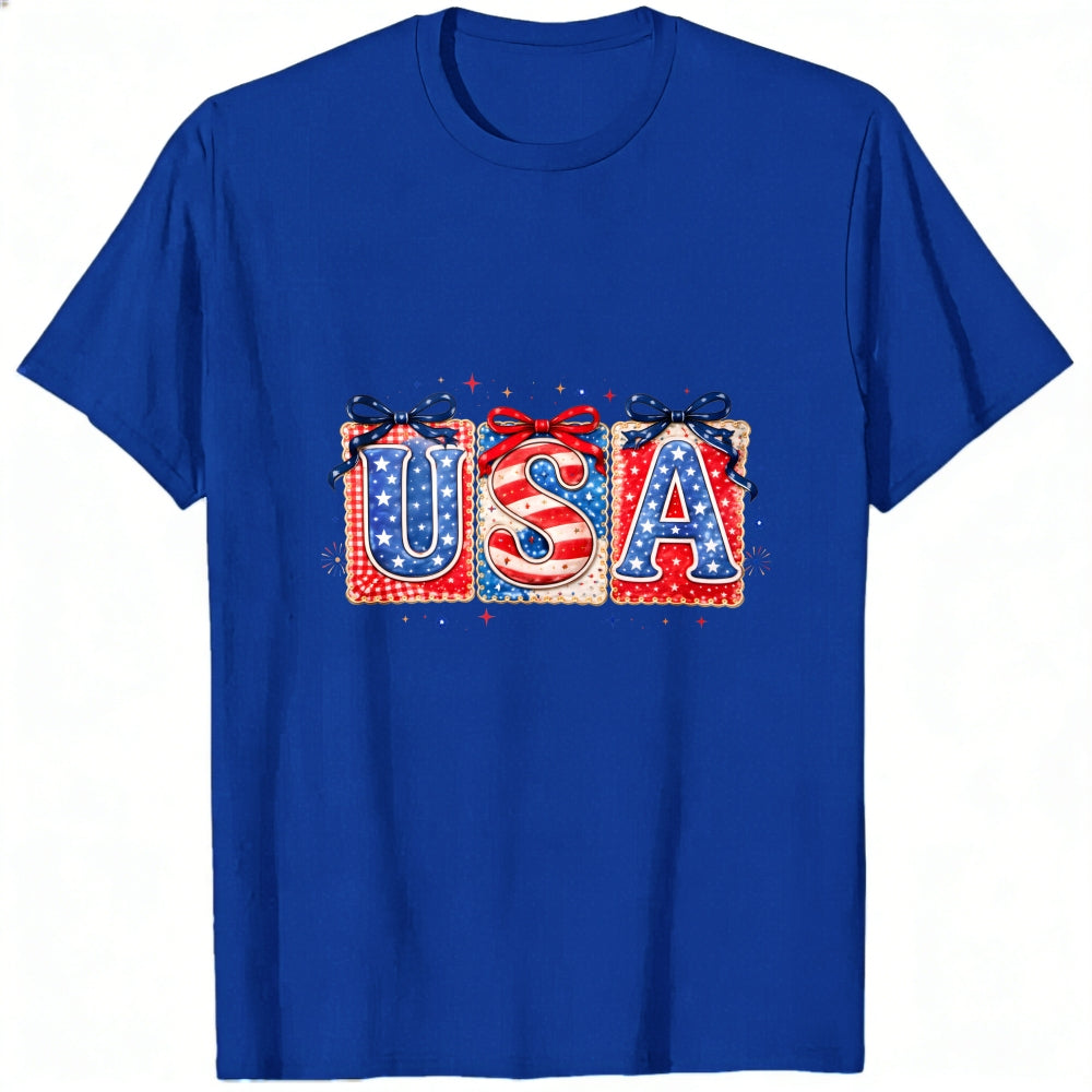 Patriotic Usa Flag Design Classic T-Shirt
