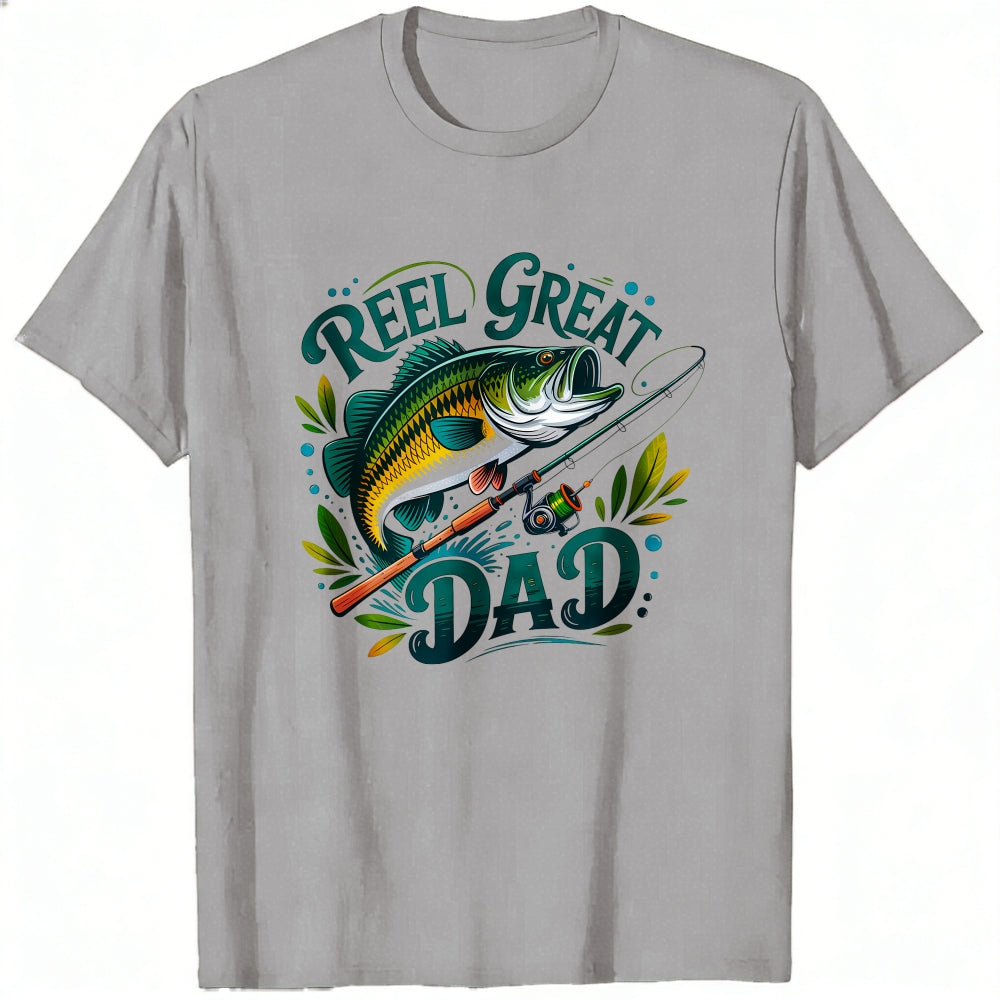 Fishing Theme Classic T-Shirt Reel Great Dad
