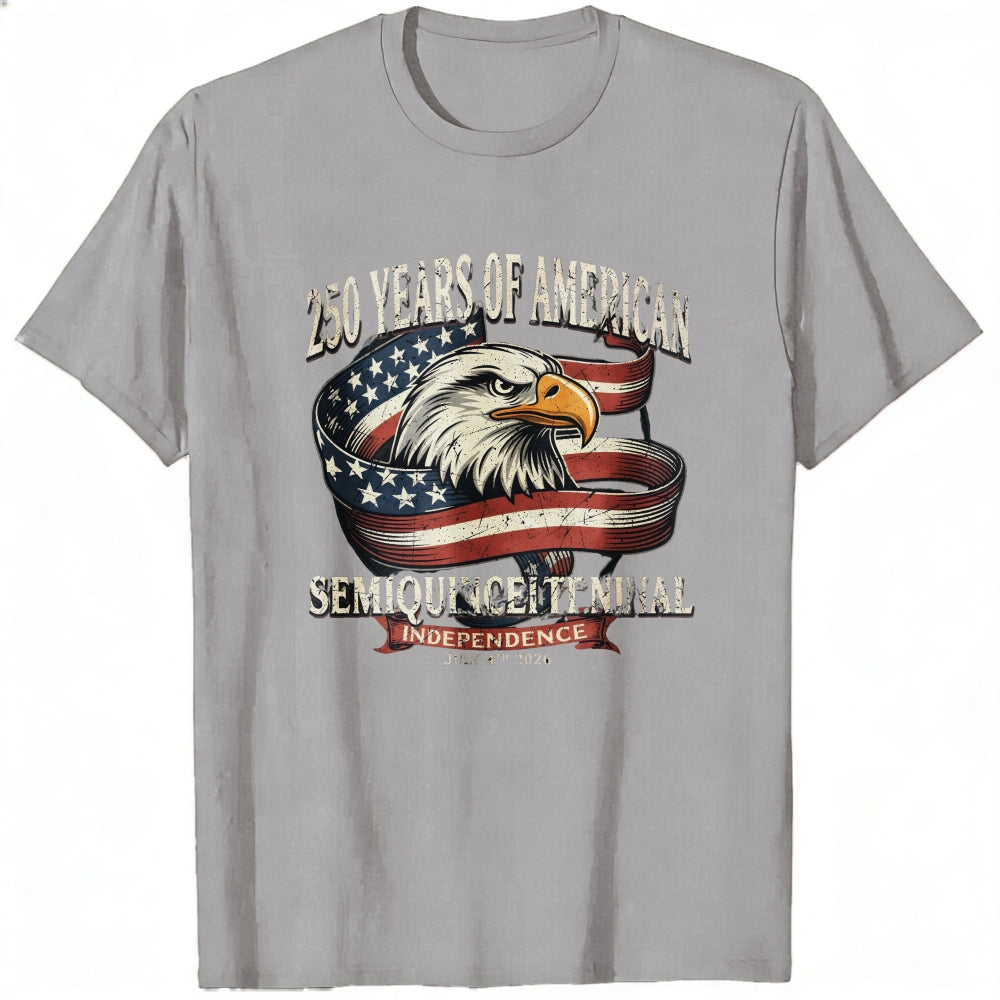 Patriotic American Eagle Design Classic T-Shirt 250 Years Of American Semi Quincentennial Independence July 4th 2026