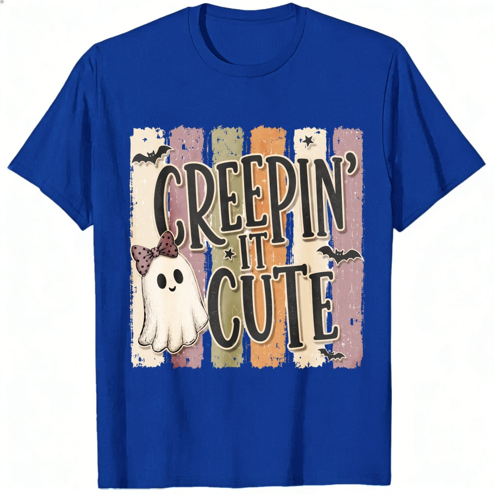 Cute Ghost Creepin It Cute Halloween Classic T-Shirt