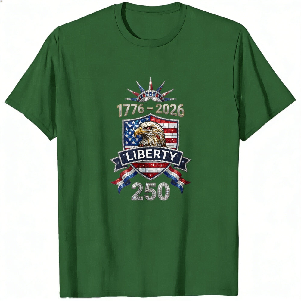 Patriotic American Eagle Liberty 1776 2026 250th Anniversary Classic T-Shirt