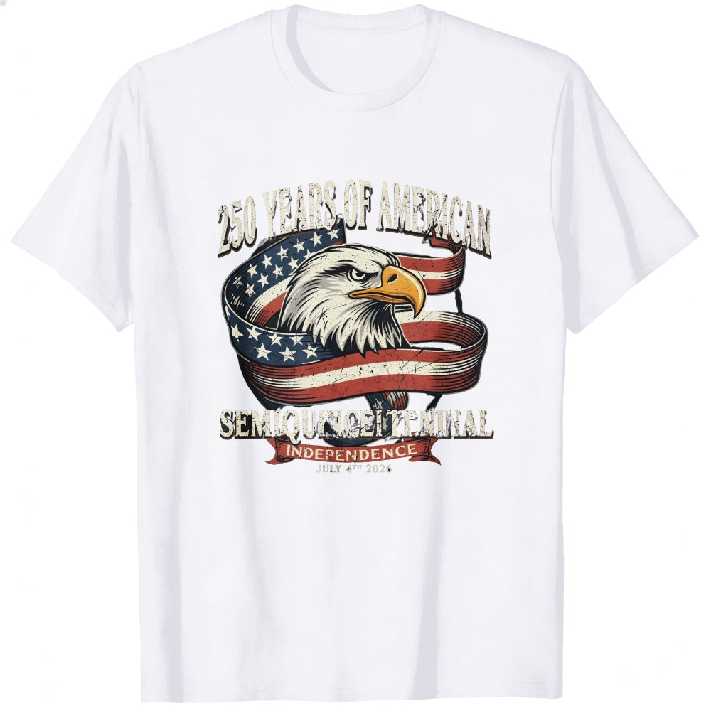 Patriotic American Eagle Design Classic T-Shirt 250 Years Of American Semi Quincentennial Independence July 4th 2026