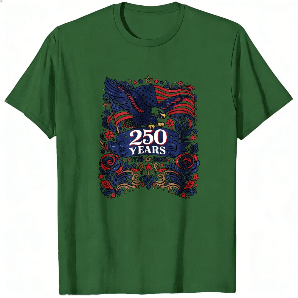 Patriotic American Eagle Design Classic T-Shirt 250 Years 1776 To 2026 Celebration