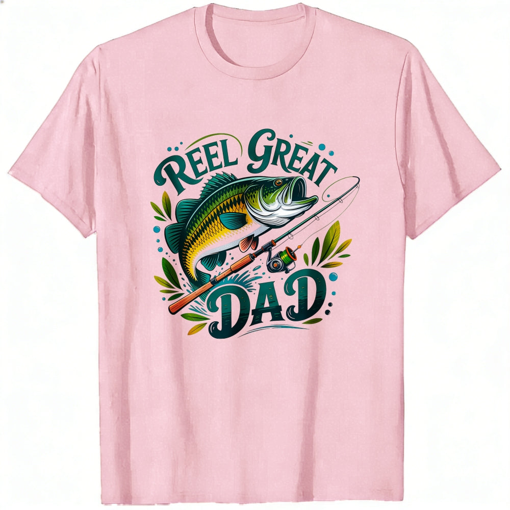 Fishing Theme Classic T-Shirt Reel Great Dad