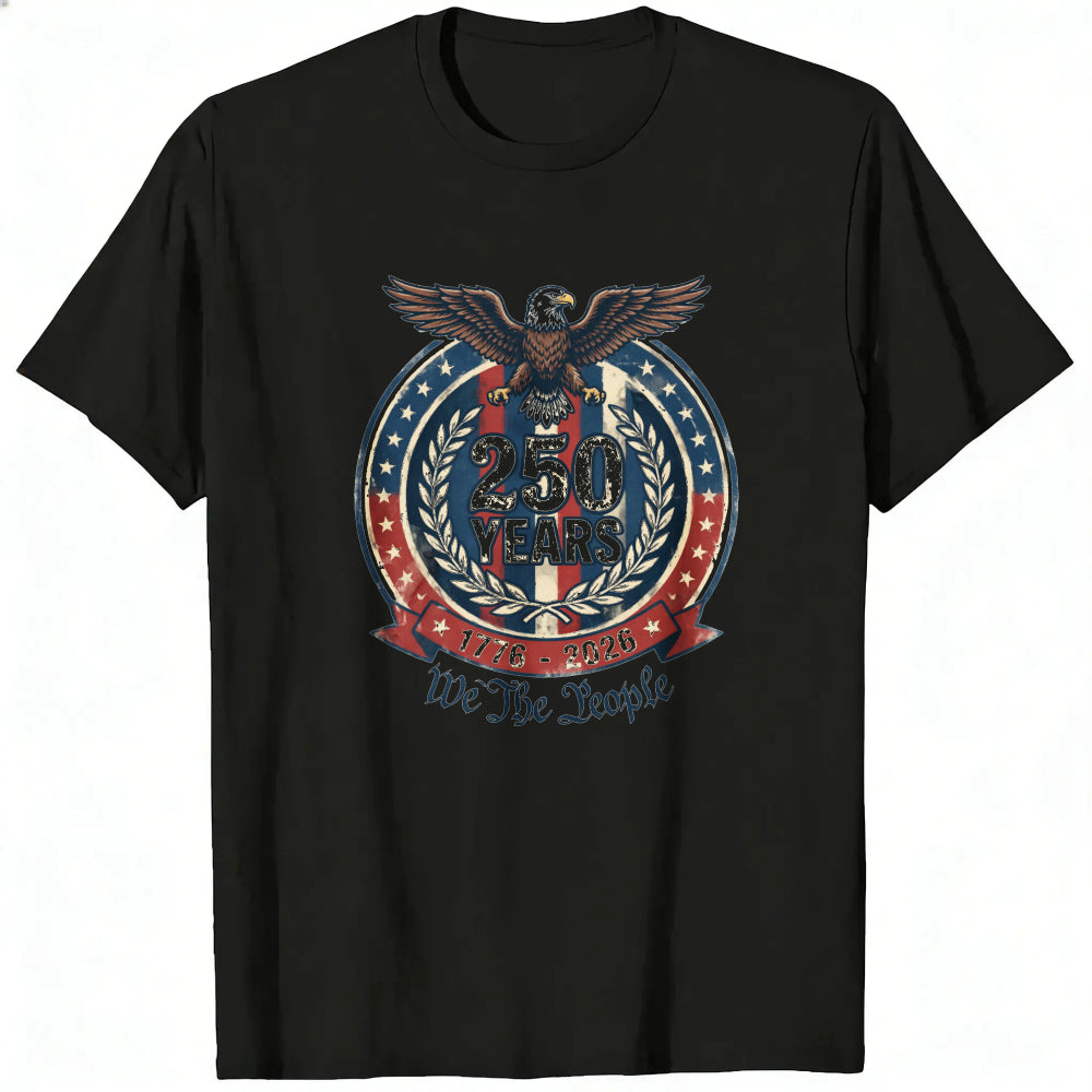 Patriotic Eagle Emblem Classic T-Shirt 250 Years America Independence Day Celebration