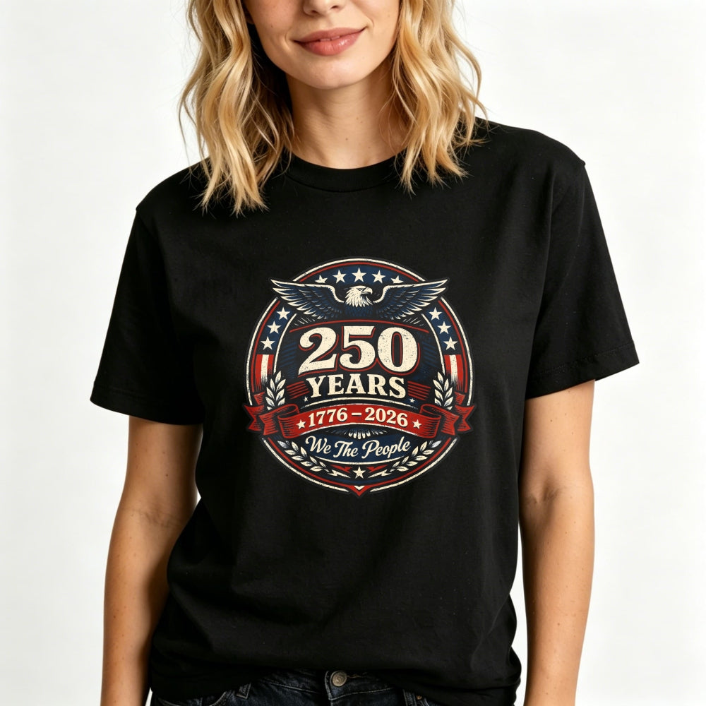 Patriotic American Eagle 250 Years 1776 2026 We The People Classic T-Shirt