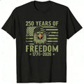 Patriotic Eagle American Flag Classic T-Shirt 250 Years Of Freedom 1776 2026