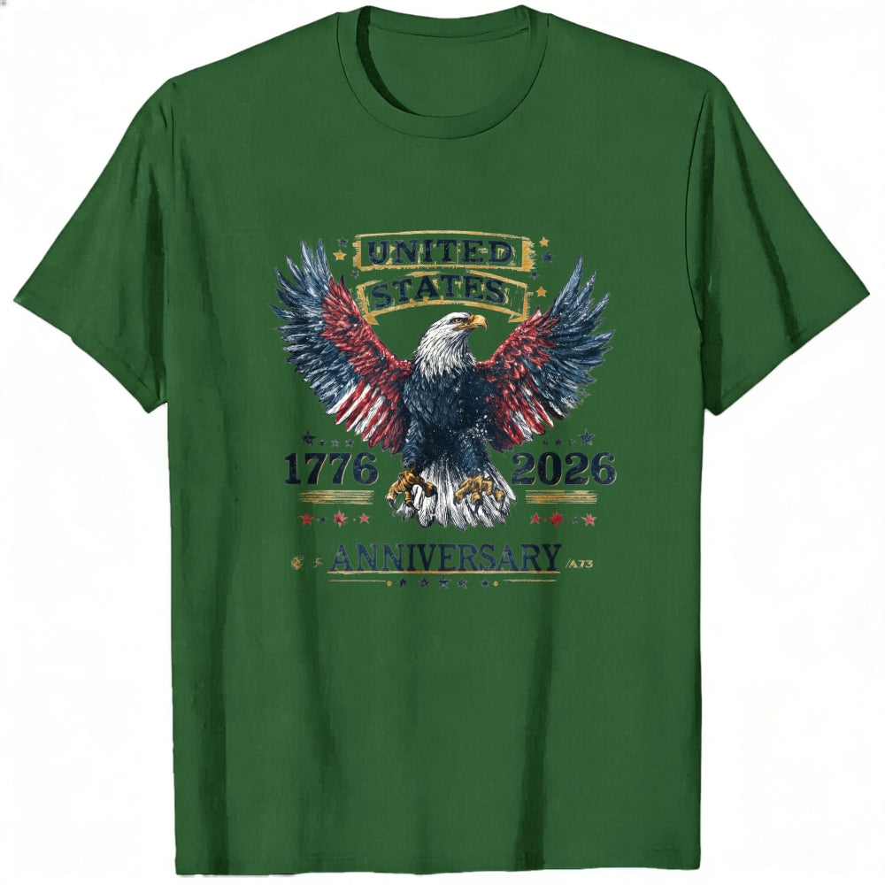 Patriotic Eagle Design Classic T-Shirt United States 1776 2026 Anniversary