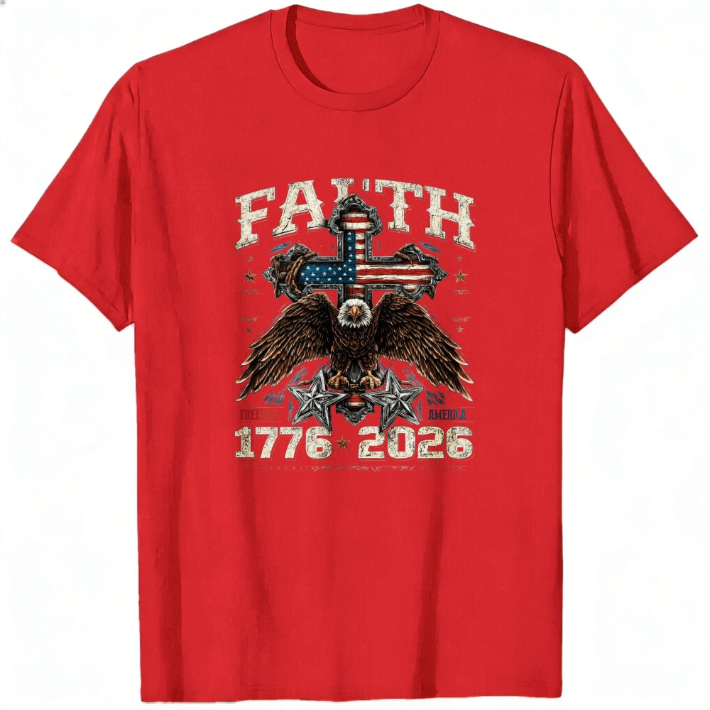 American Eagle Cross Faith Freedom Classic T-Shirt