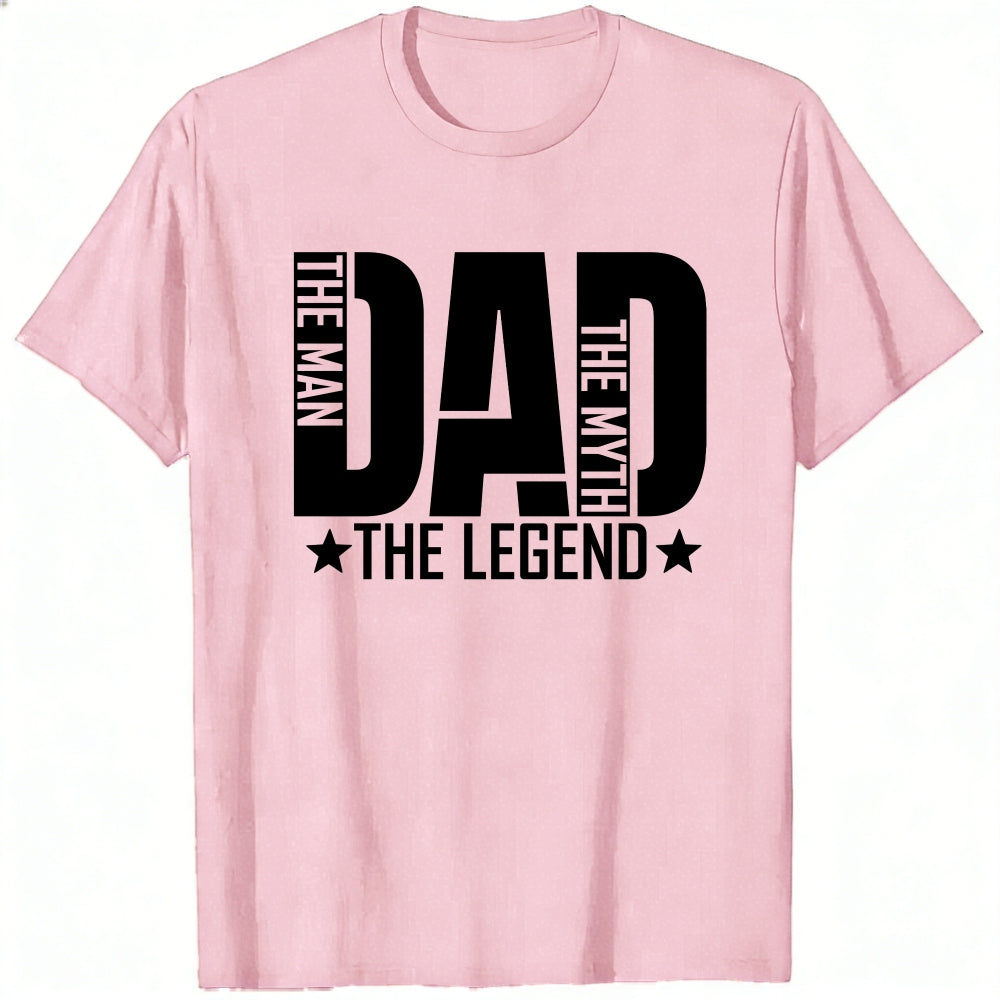 Casual Style Classic T-Shirt Dad The Man The Myth The Legend
