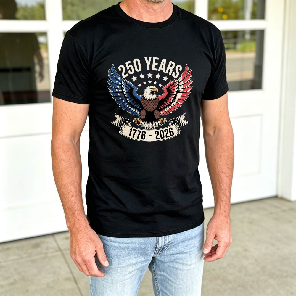 Patriotic Eagle Design Classic T-Shirt 250 Years 1776 2026