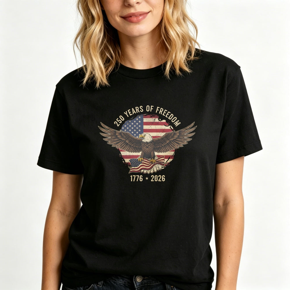 American Eagle Flag 250 Years Of Freedom Classic T-Shirt