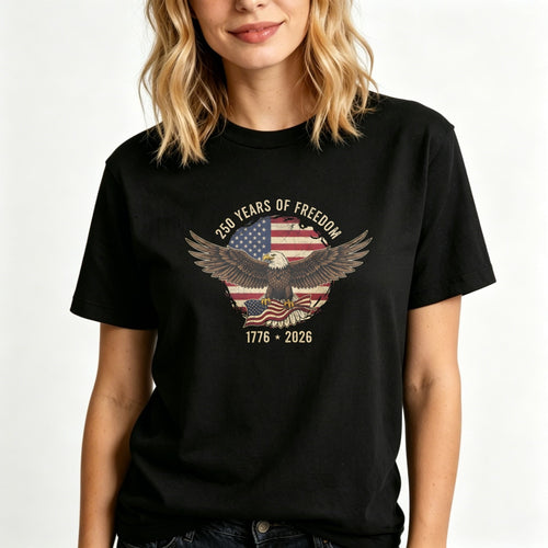 American Eagle Flag 250 Years Of Freedom Classic T-Shirt