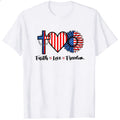Patriotic Faith Love Freedom Classic T-Shirt