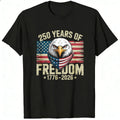Patriotic Eagle American Flag Classic T-Shirt 250 Years Of Freedom 1776 2026