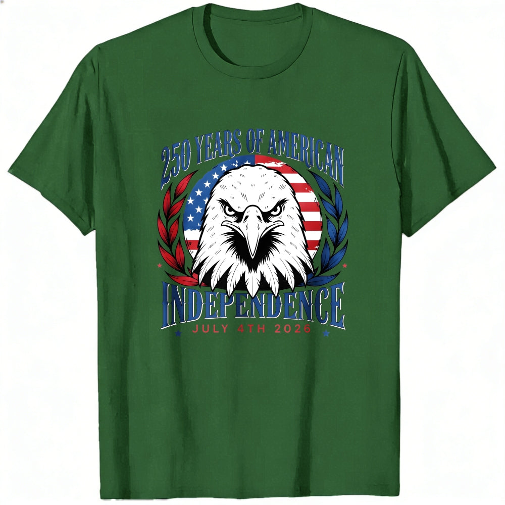 Patriotic Eagle American Flag Classic T-Shirt 250 Years Of American Independence July 4th 2026