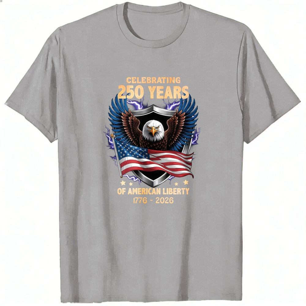 Patriotic Eagle American Flag Classic T-Shirt Celebrating 250 Years Of American Liberty 1776 2026