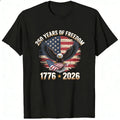 Patriotic Eagle American Flag 250 Years Of Freedom 1776 2026 Classic T-Shirt