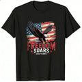 Patriotic Eagle American Flag Classic T-Shirt Freedom Soars 250 Years