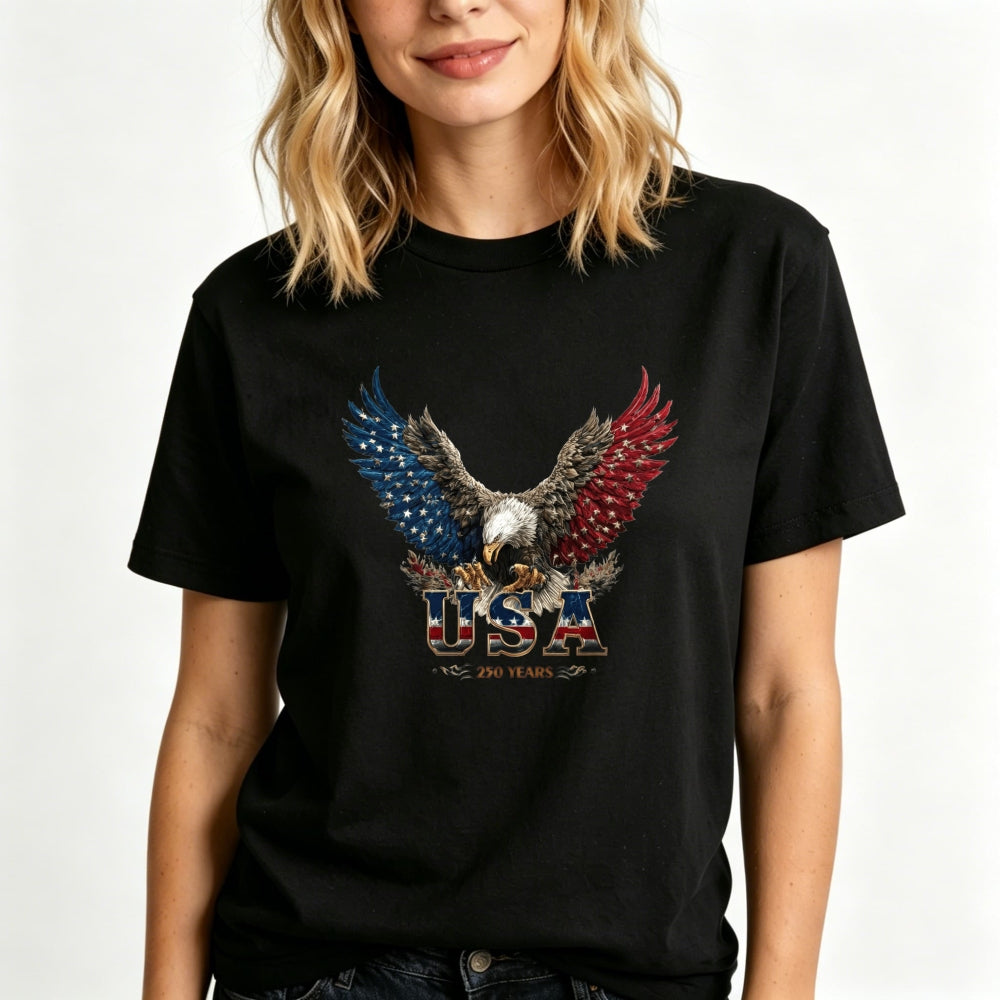 Patriotic Eagle Usa Flag Classic T-Shirt