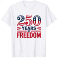 Patriotic American Flag Design Classic T-Shirt 250 Years Of Freedom