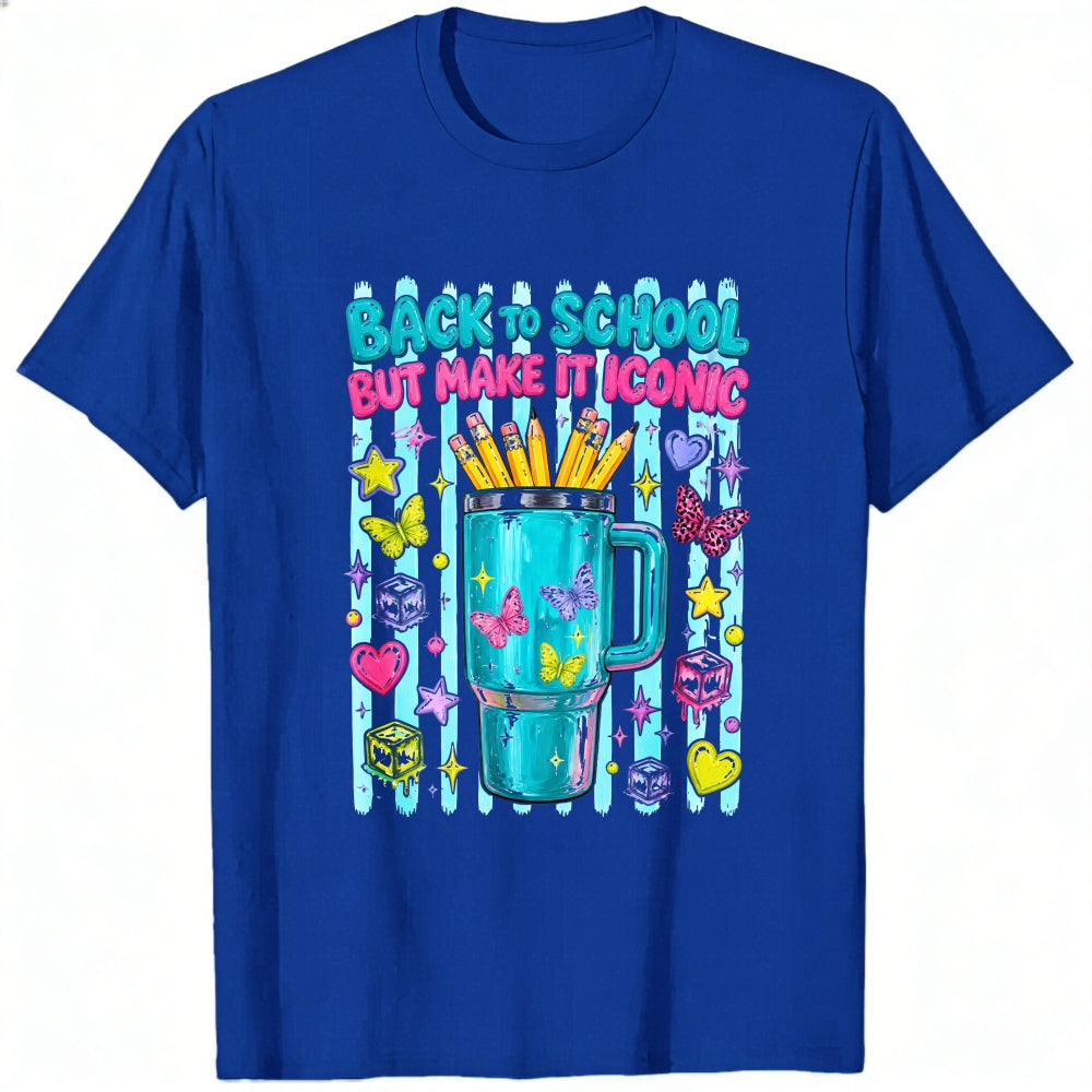 Cute Back To School But Make It Iconic Pencil Cup Classic T-Shirt
