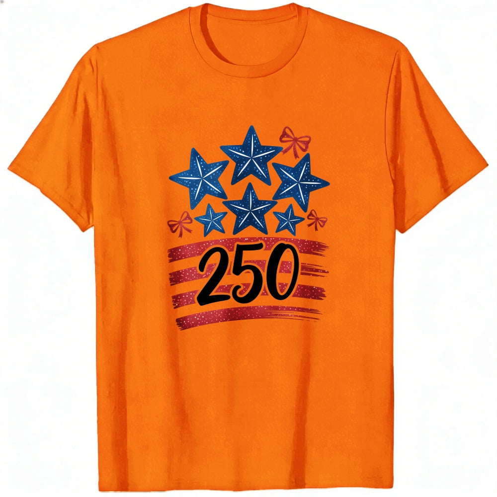 Patriotic Stars And Stripes 250 Classic T-Shirt
