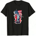 American Flag Statue Of Liberty Classic T-Shirt