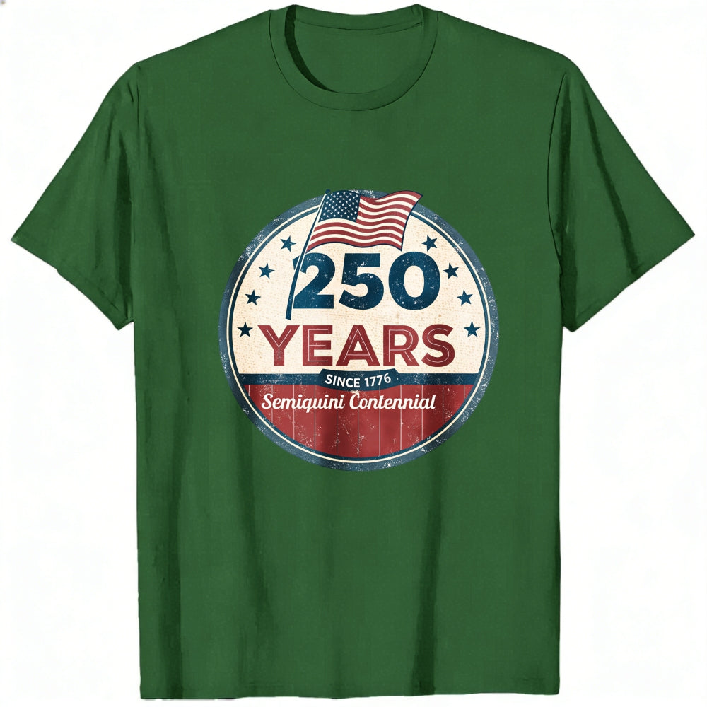 Patriotic American Flag Design Classic T-Shirt 250 Years Since 1776 Semiquincentennial