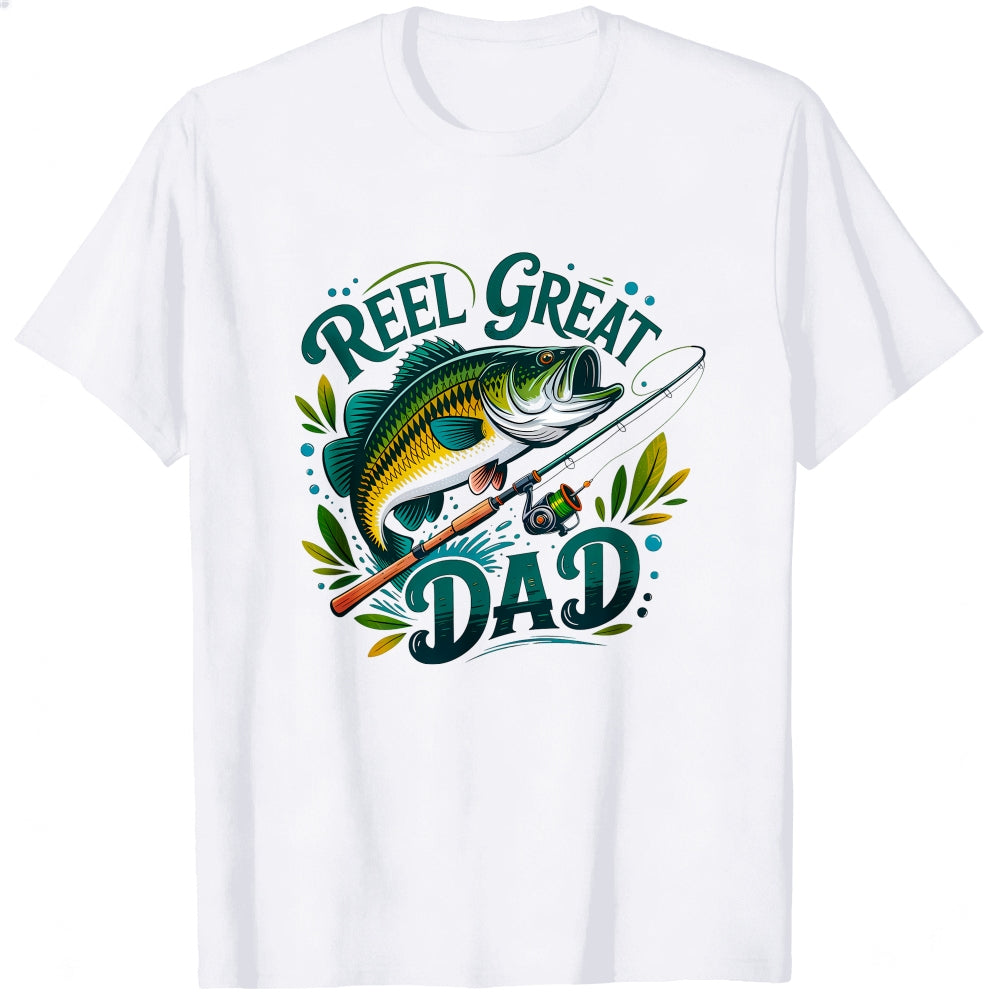 Fishing Theme Classic T-Shirt Reel Great Dad