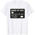Funny Dad Credit Card Design Classic T-Shirt
