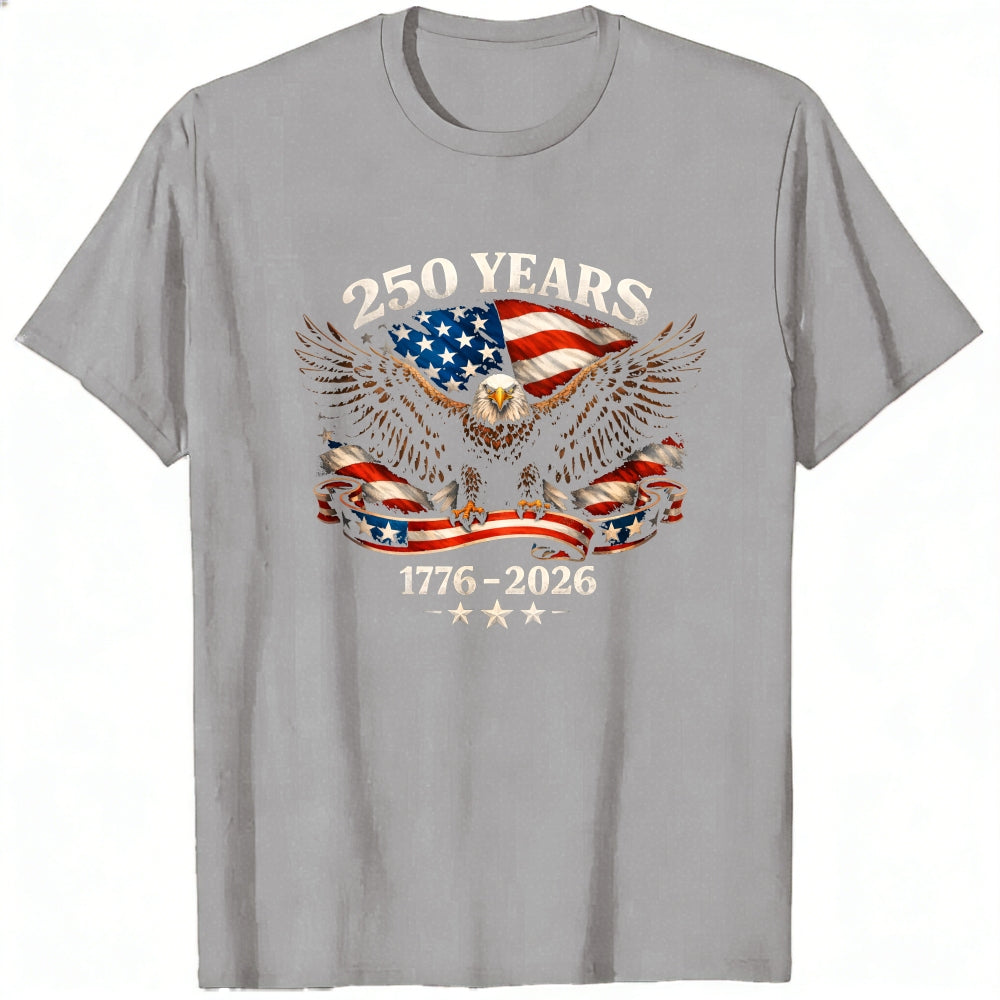 Patriotic Eagle American Flag 250 Years 1776 2026 Classic T-Shirt