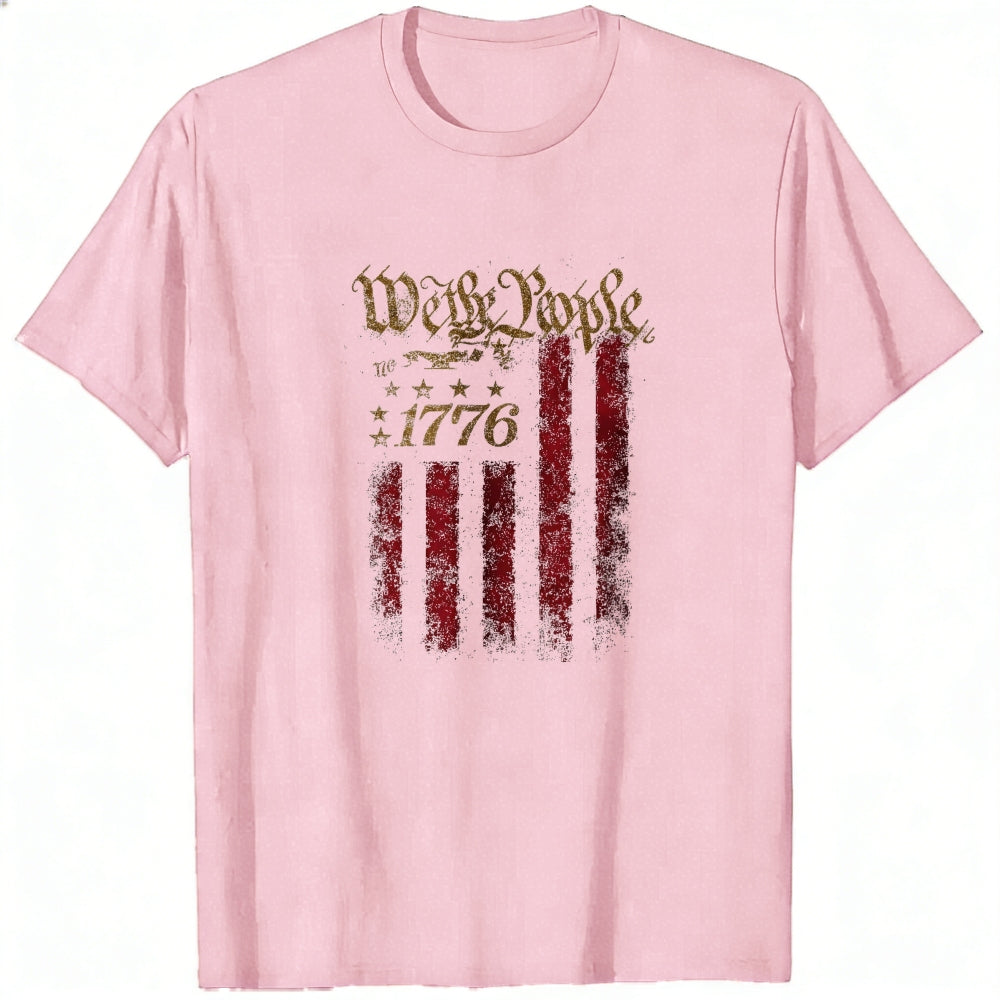 American Flag Design Classic T-Shirt We The People 1776