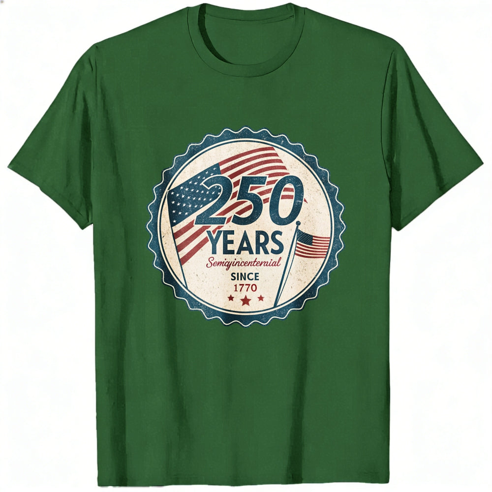 Patriotic American Flag Design Classic T-Shirt 250 Years Since 1770