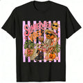 Retro Summer Halloween Vibes Skeleton Pumpkin Beach Classic T-Shirt